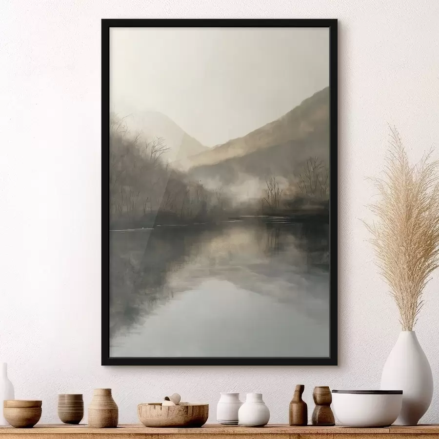 Fototapete Wald und Berge f47079