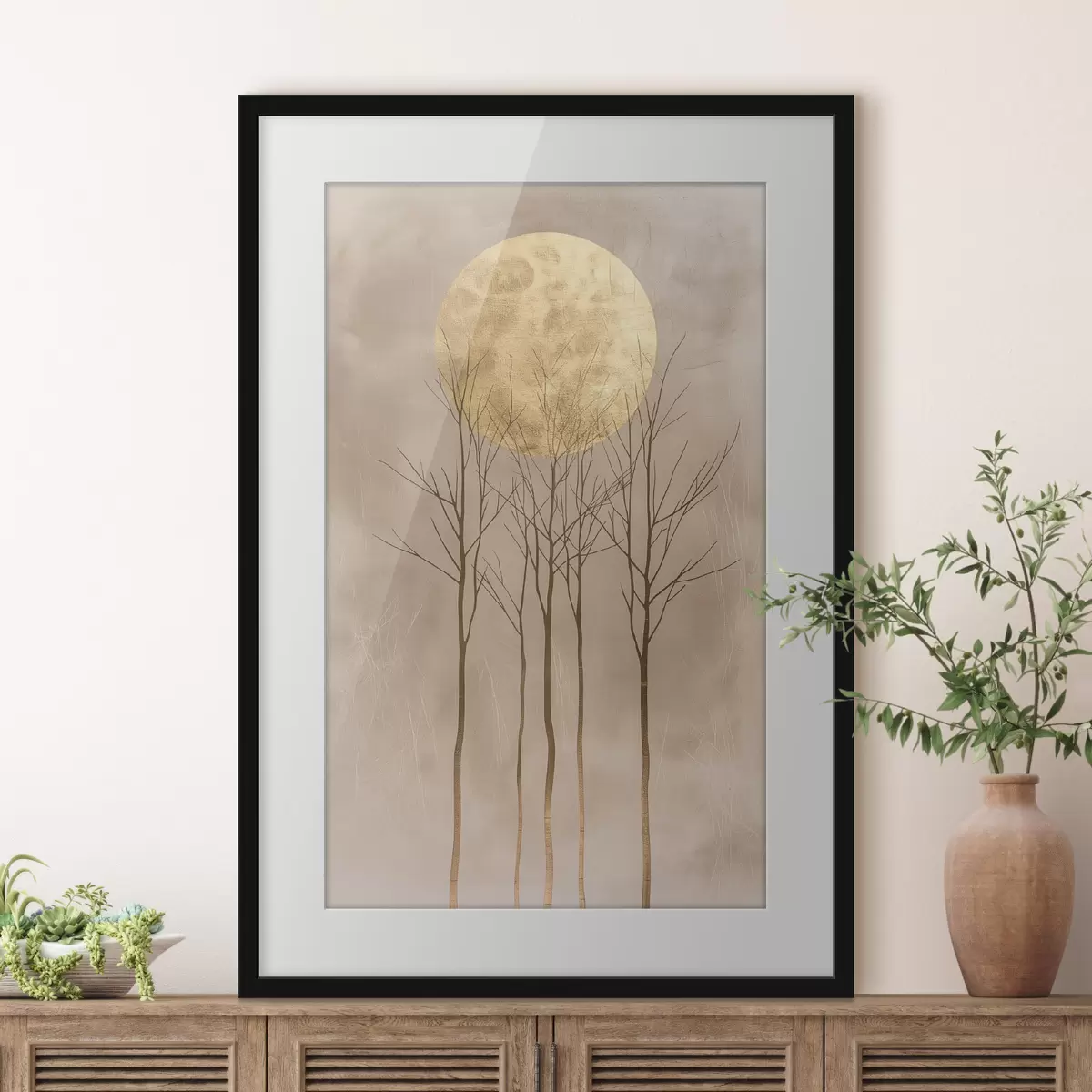 Poster Baum und Licht f47083