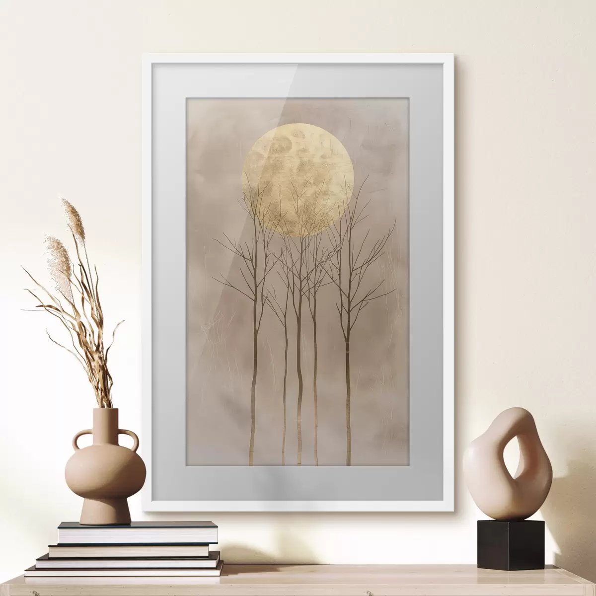 Poster Baum und Licht f47083