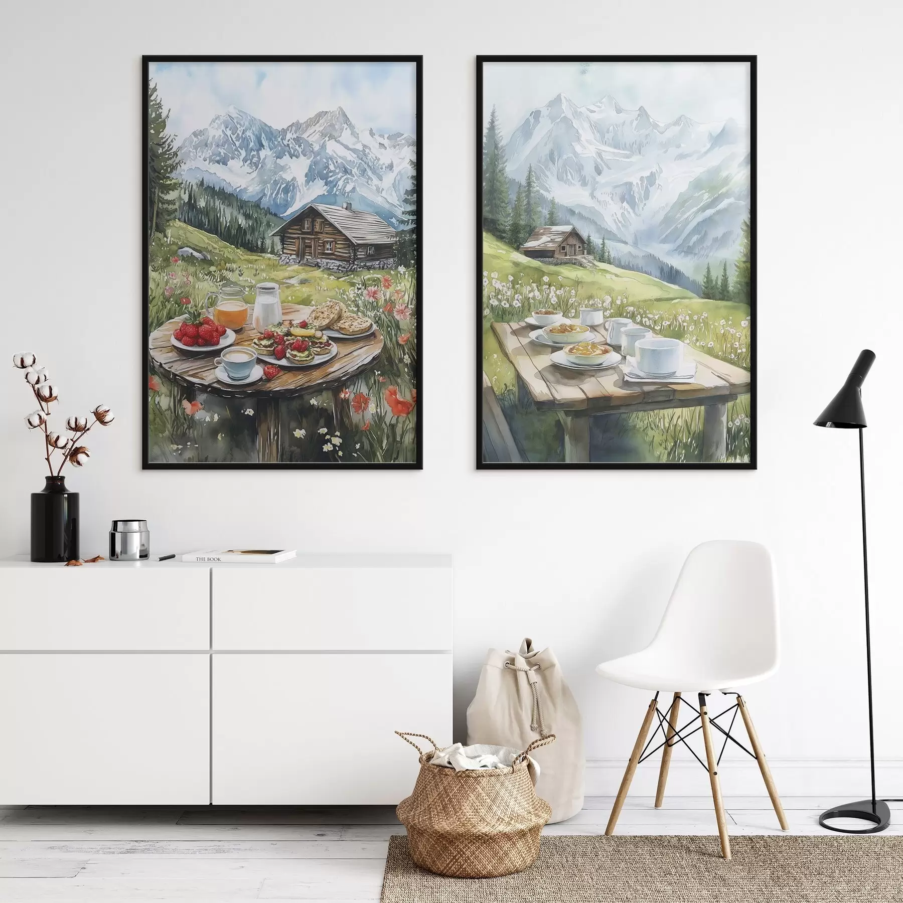 Fototapete Berge und Freude d00403