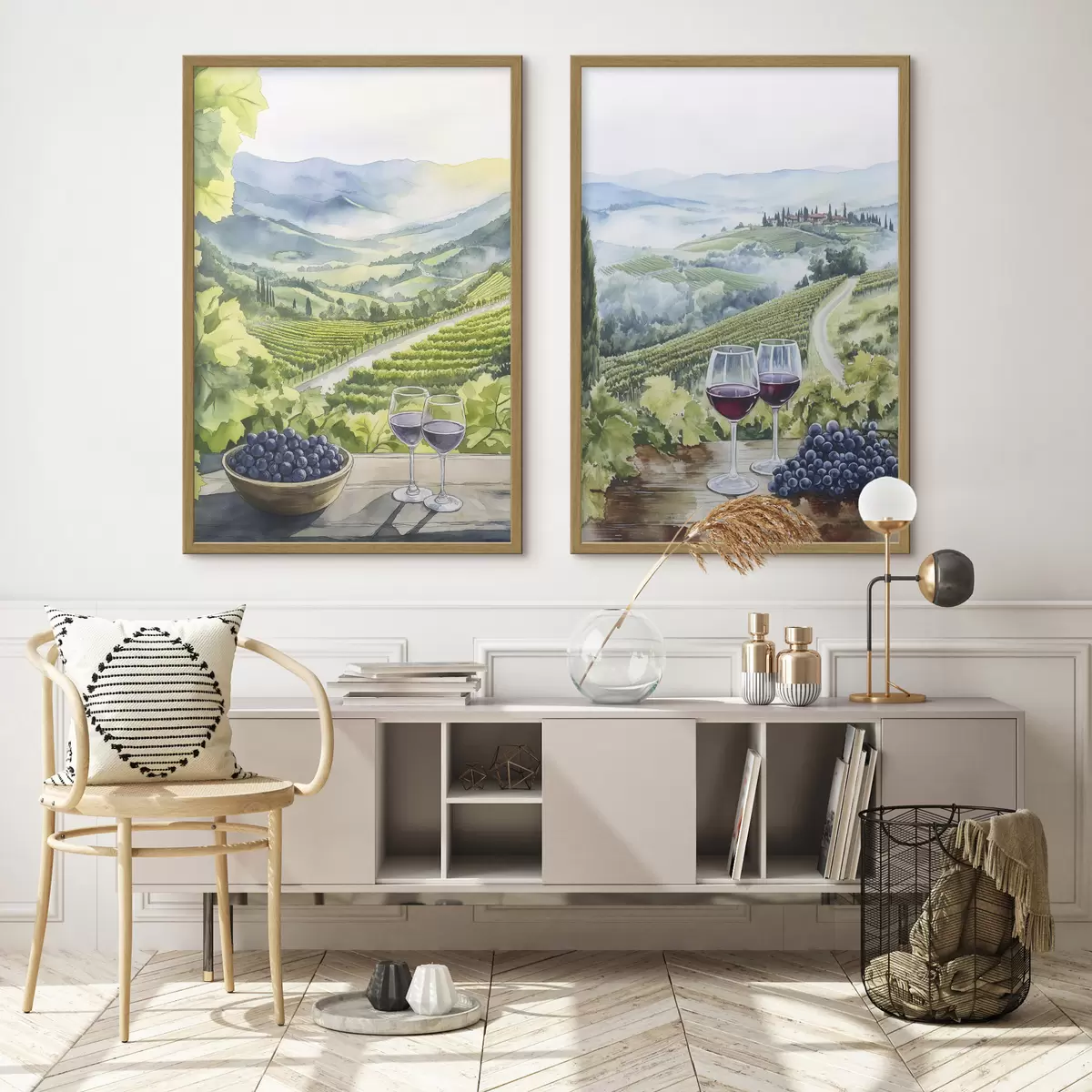 Poster Wein und Hoffnung d00408