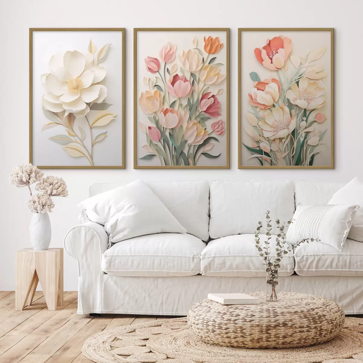 Poster Papierblumen d00432