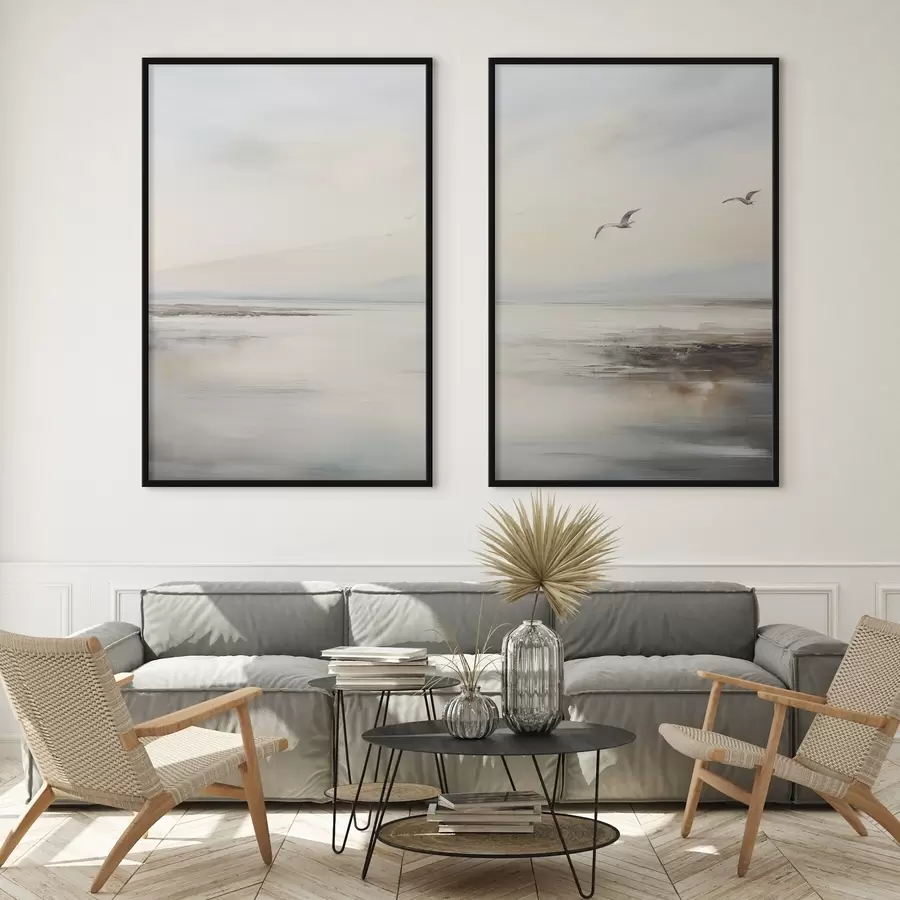 Fototapete Seemöwen am Strand d00463