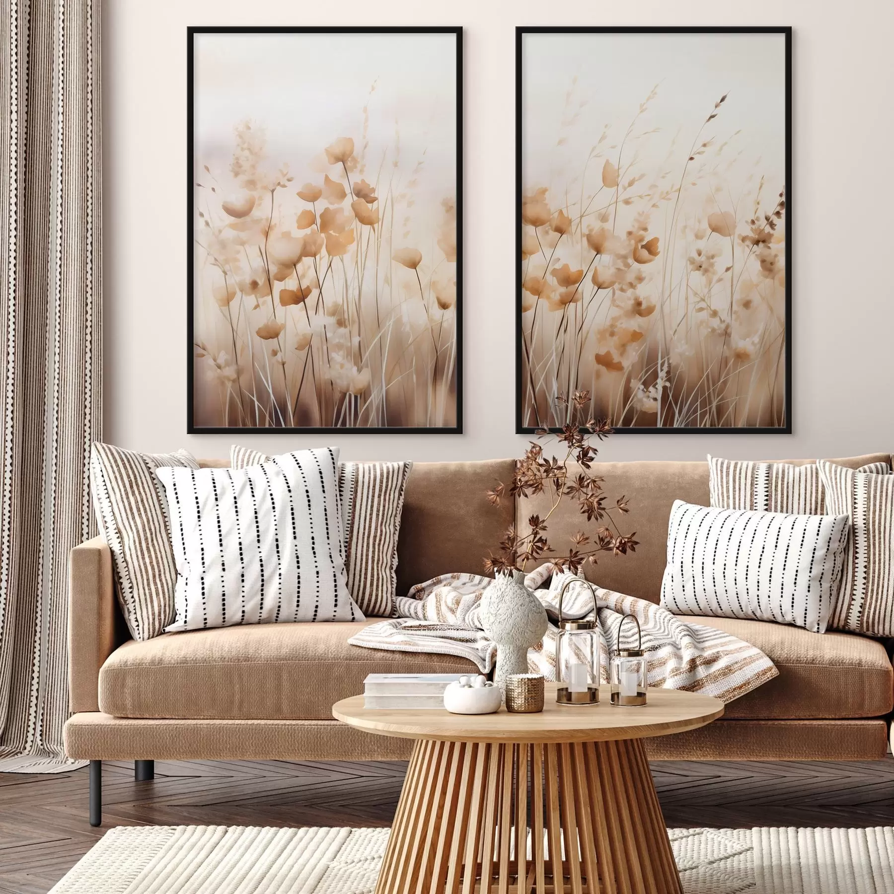 Fototapete Abstrakte Wildblumen d00481