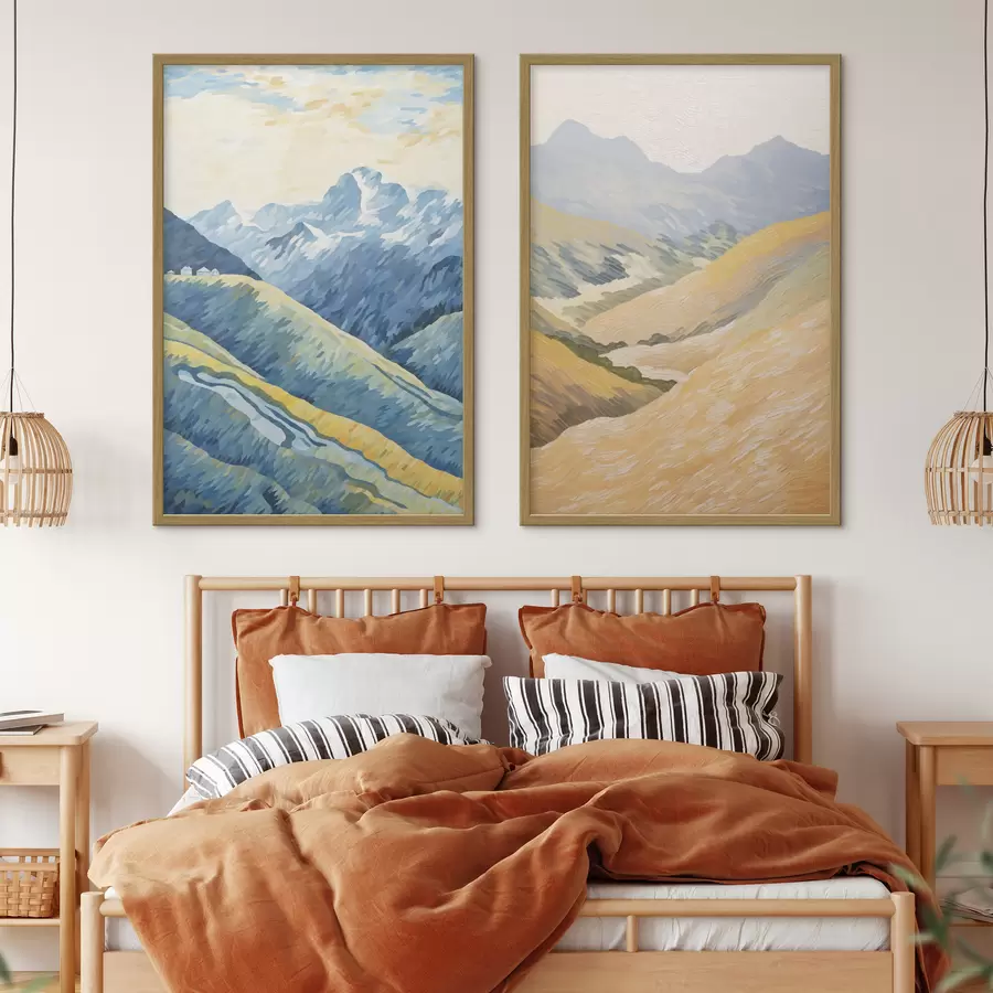 Fototapete Berglandschaft d00486