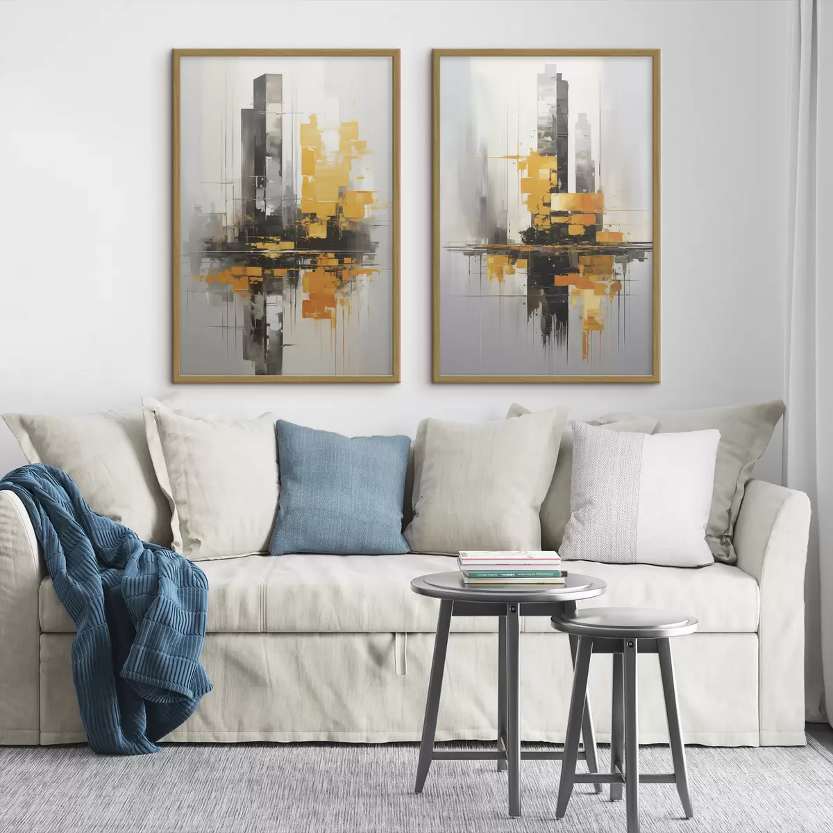 Poster Abstrakte Wolkenkratzer d00515