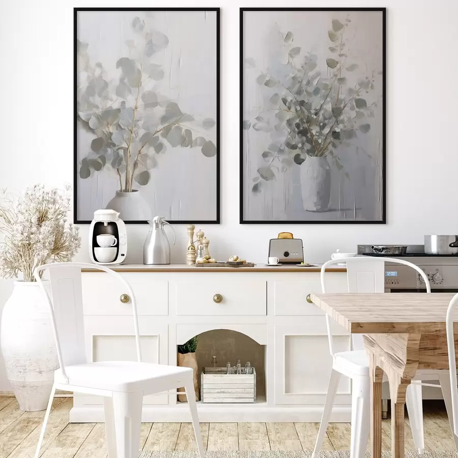 Fototapete Zweige in einer Vase – Imitationsgemälde d01020