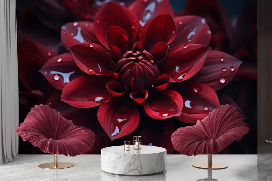 Fototapete Saftige Chrysantheme w05057