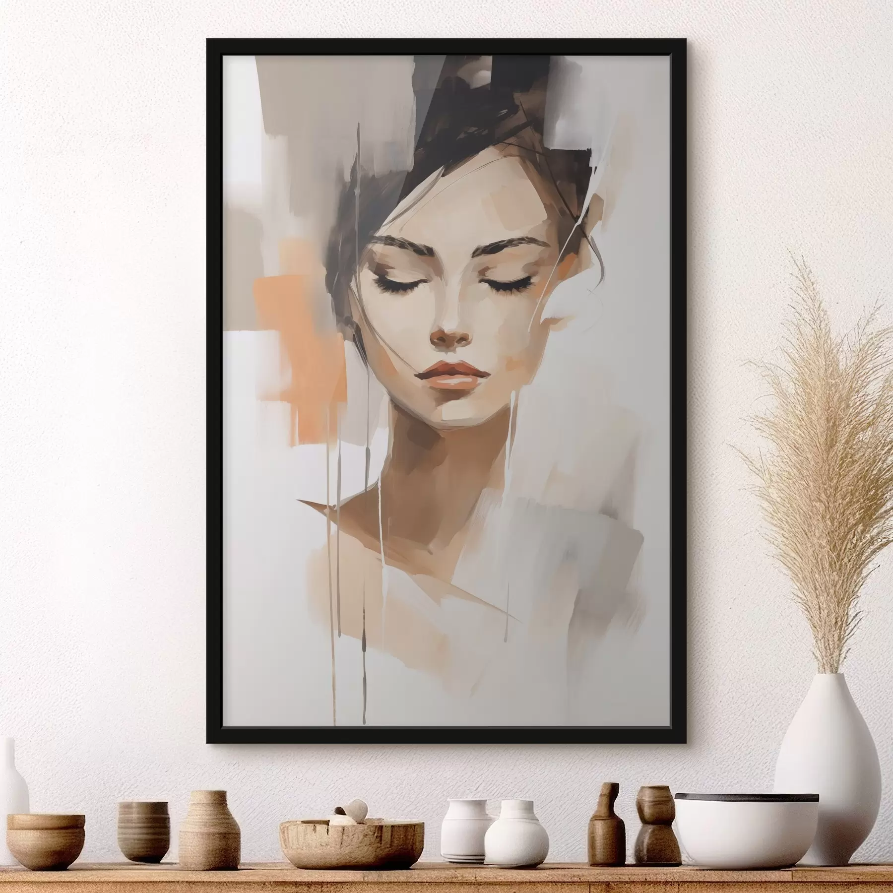 Fototapete Porträt eines Mädchens f47150