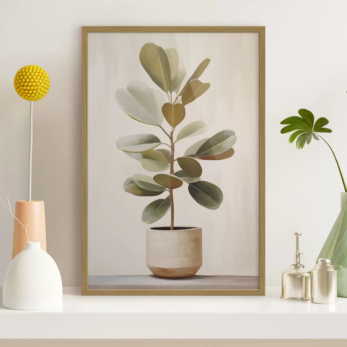 Poster Ficus im Topf f47152