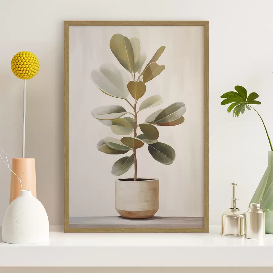 Fototapete Ficus im Topf f47152