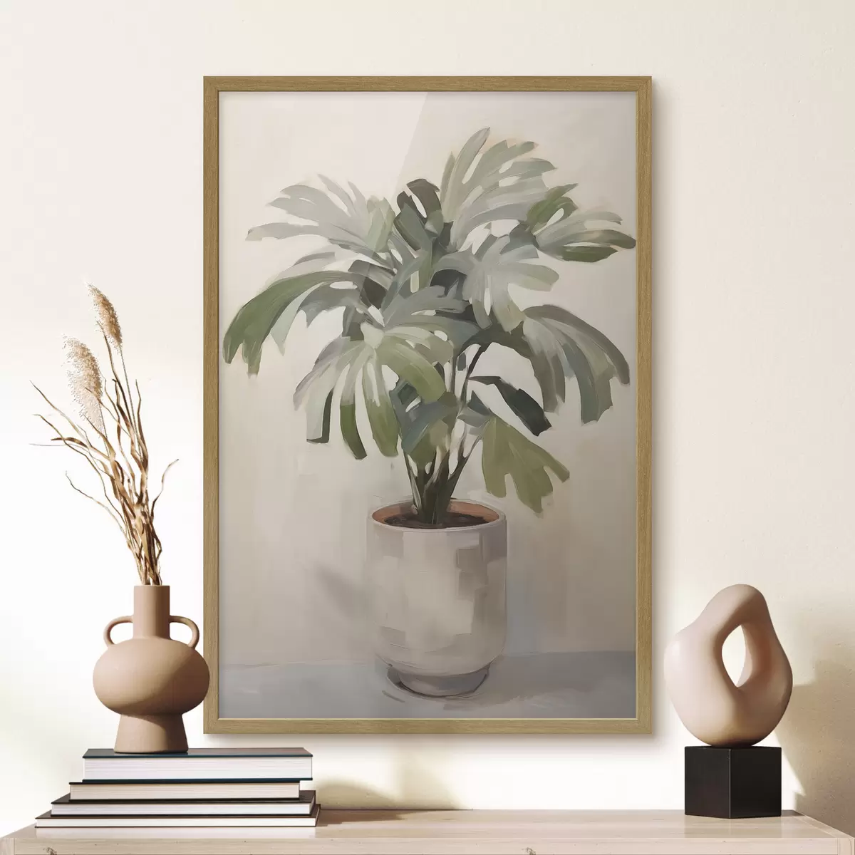 Poster Eine Pflanze in einem Topf f47239
