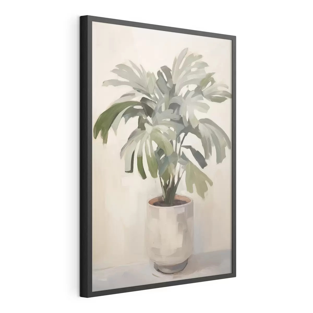 Poster Eine Pflanze in einem Topf f47239