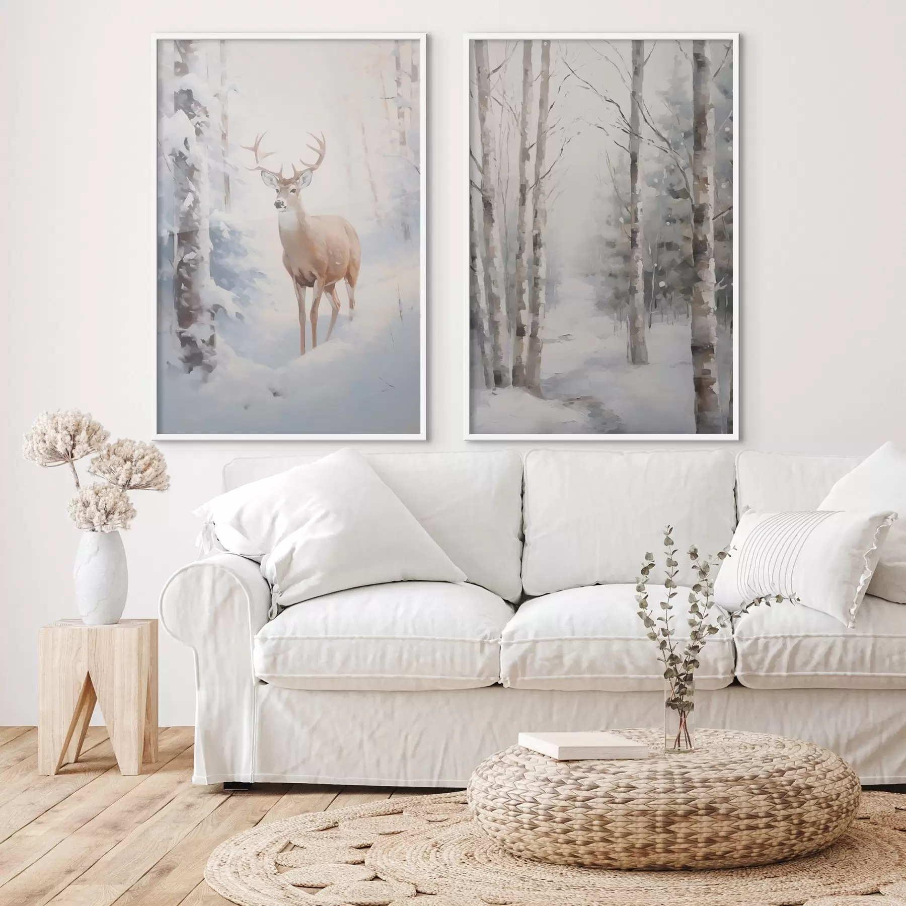 Fototapete Winterwaldlandschaft d00836