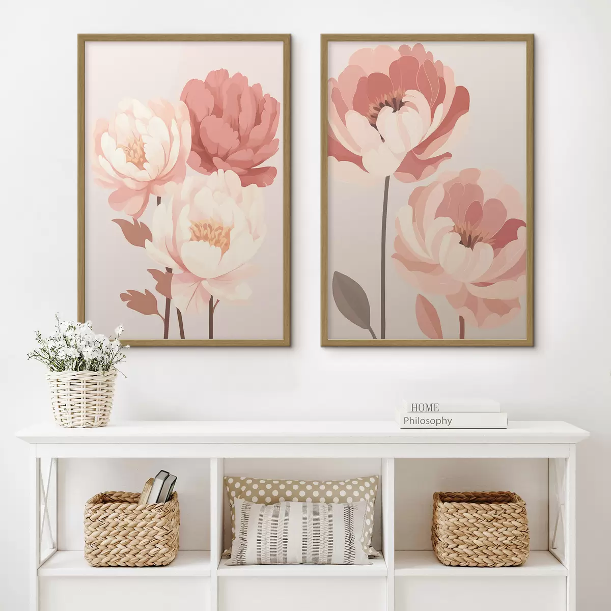 Poster Pfingstrosen d00850