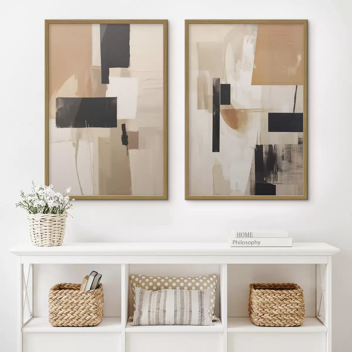 Poster Stille und Kontrast d00853