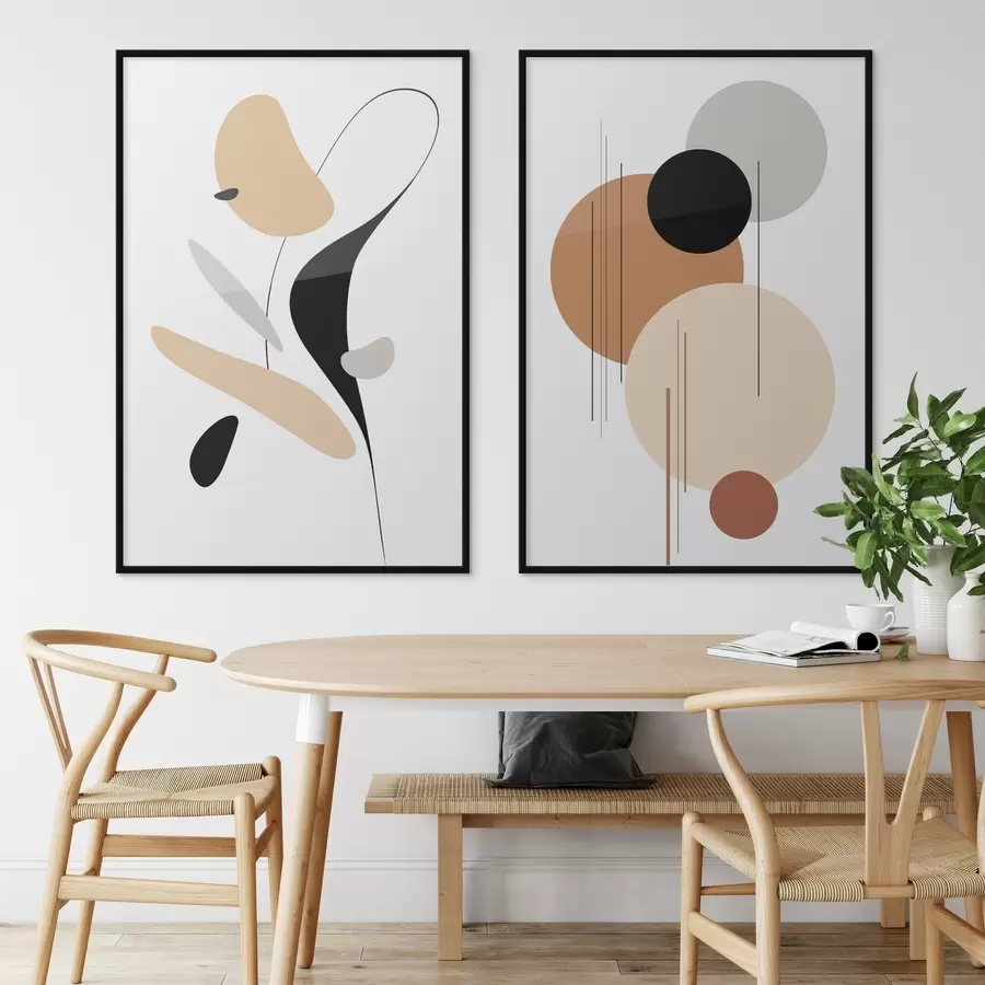 Fototapete Abstrakte geometrische Komposition d00908