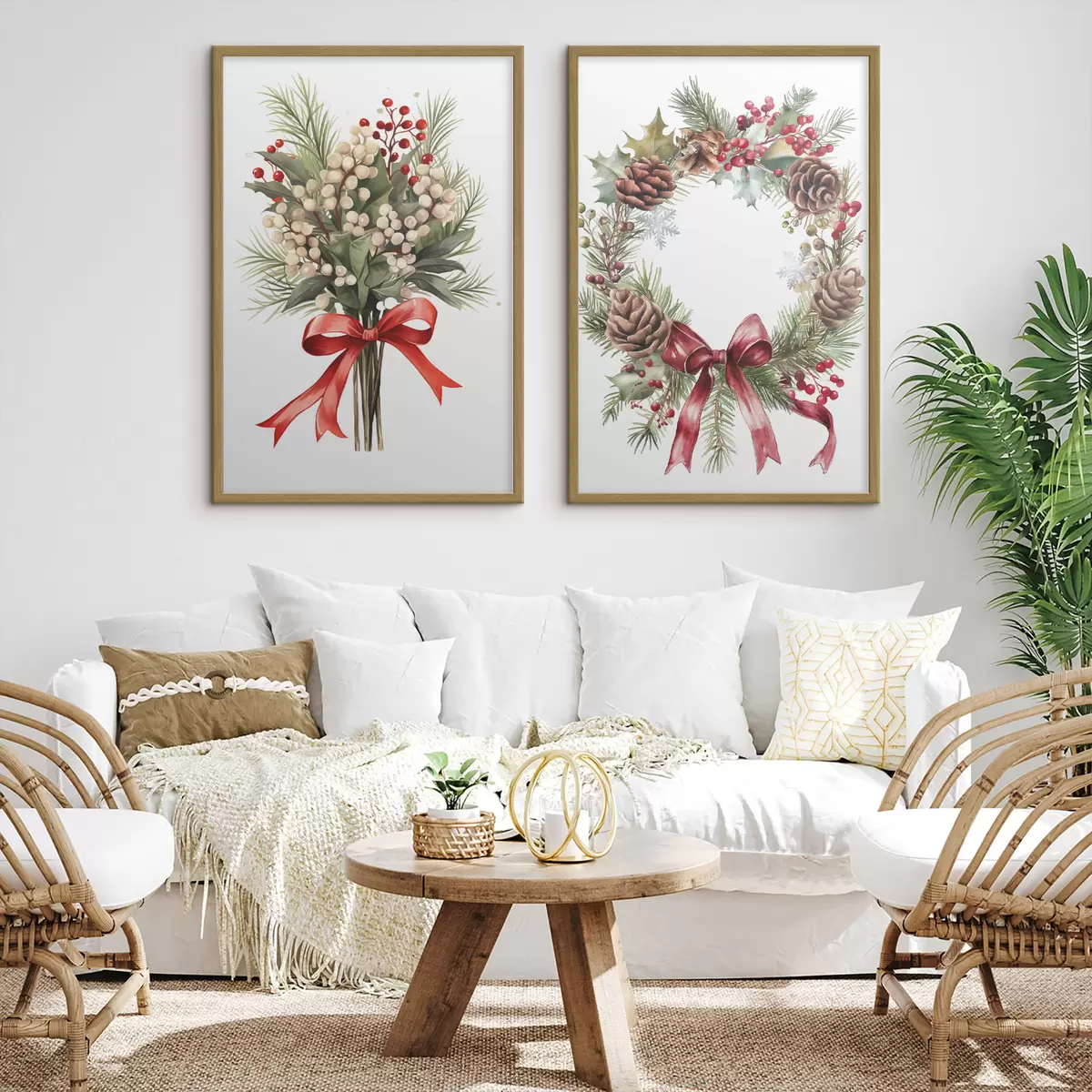 Poster Weihnachtsdekorationen d00955