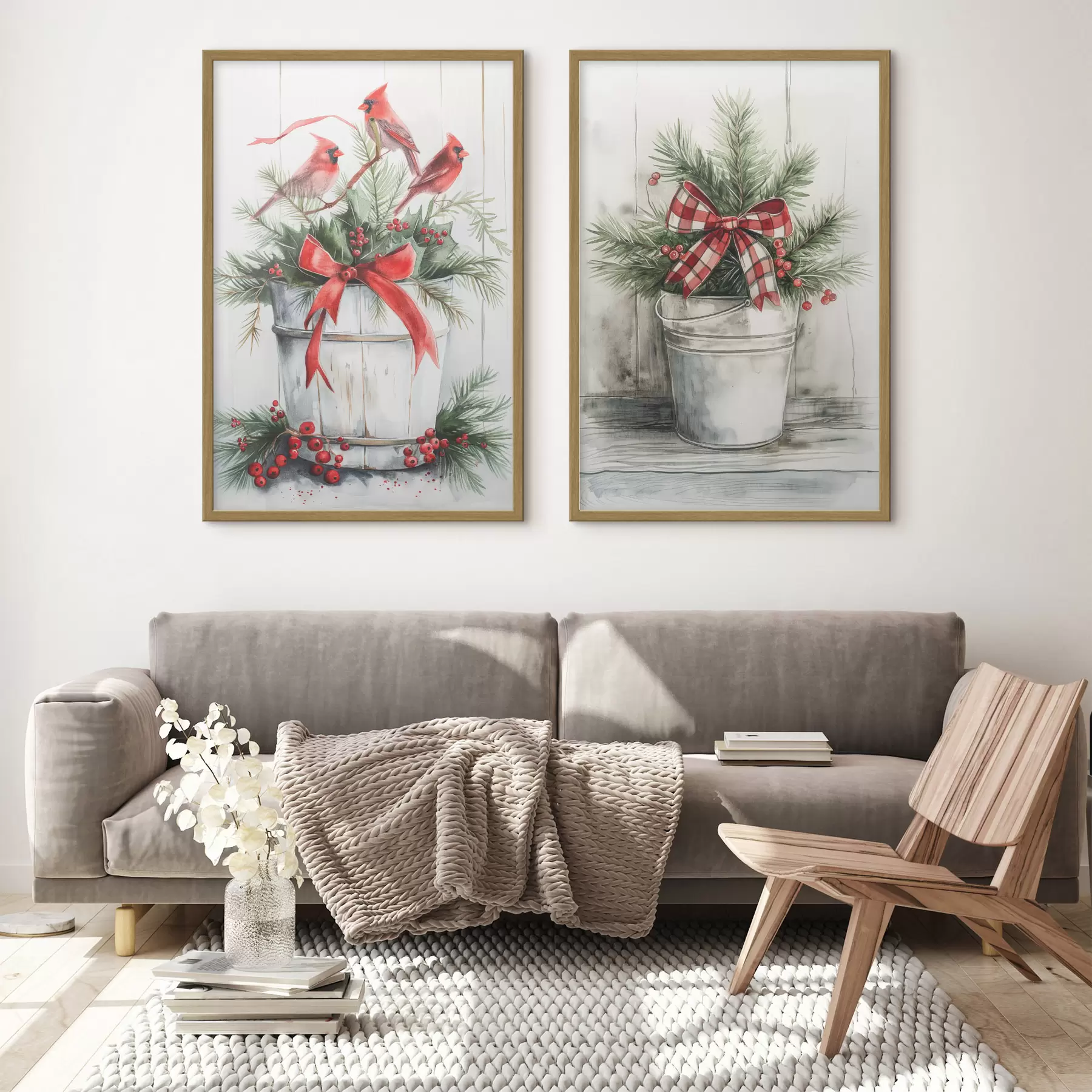 Fototapete Weihnachtstöpfe d00959