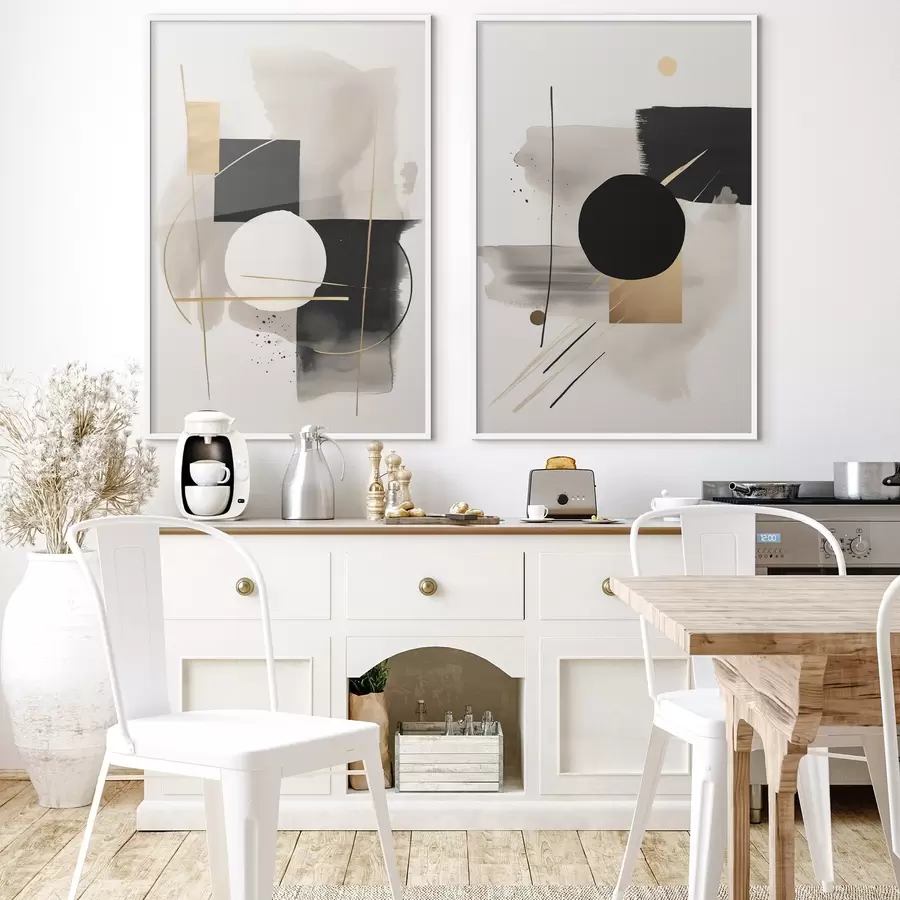 Fototapete Abstraktionen mit Formen d00940