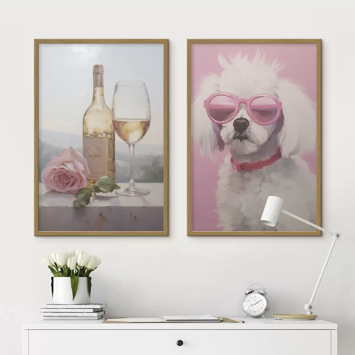 Poster Wein und Ruhe d01021