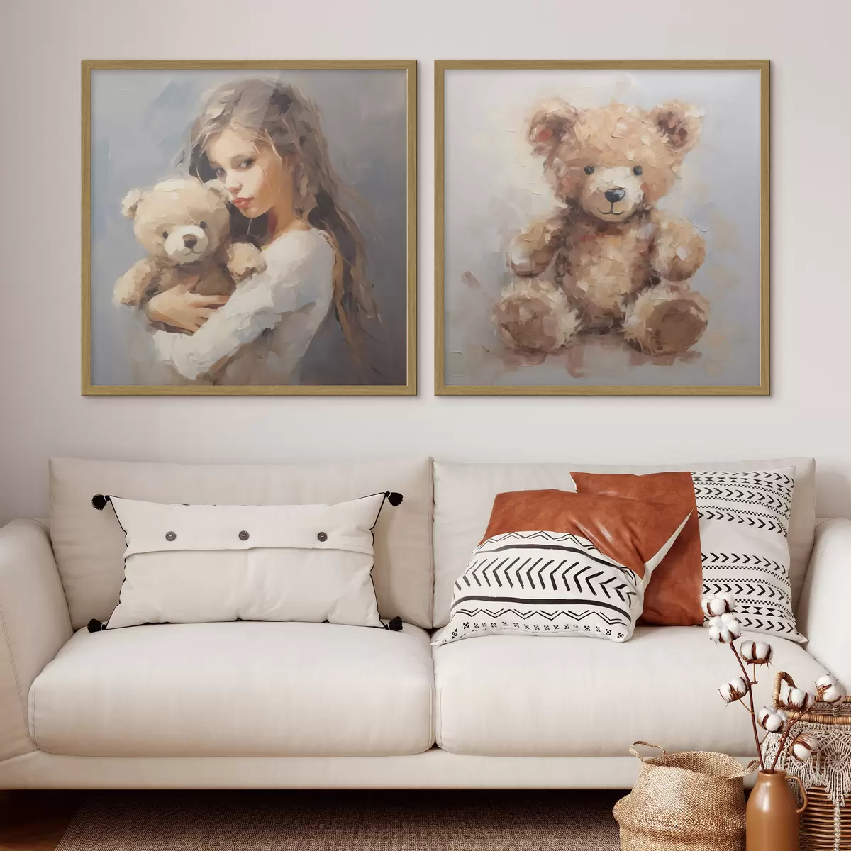 Poster Frau und Pause d01029