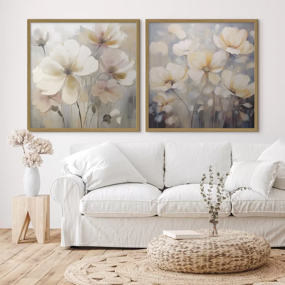 Poster Primitive Blumen d01048