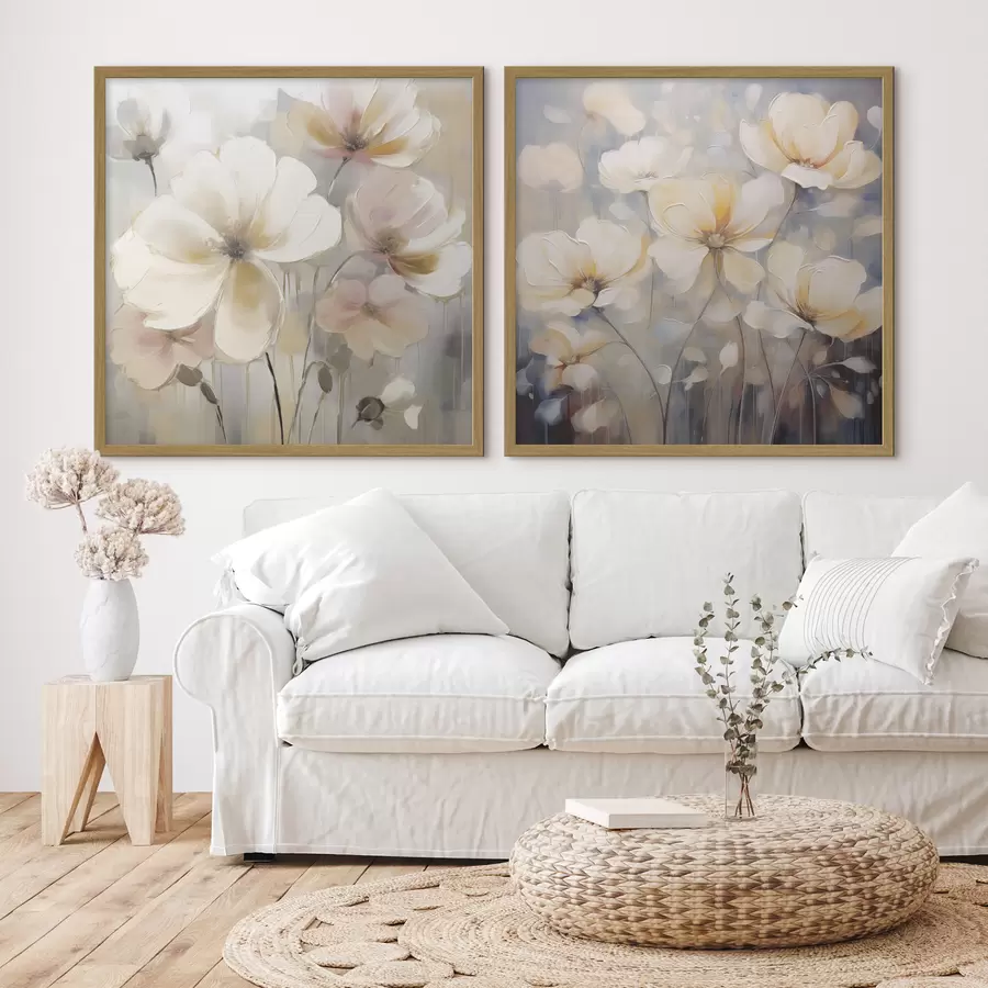Fototapete Primitive Blumen d01048