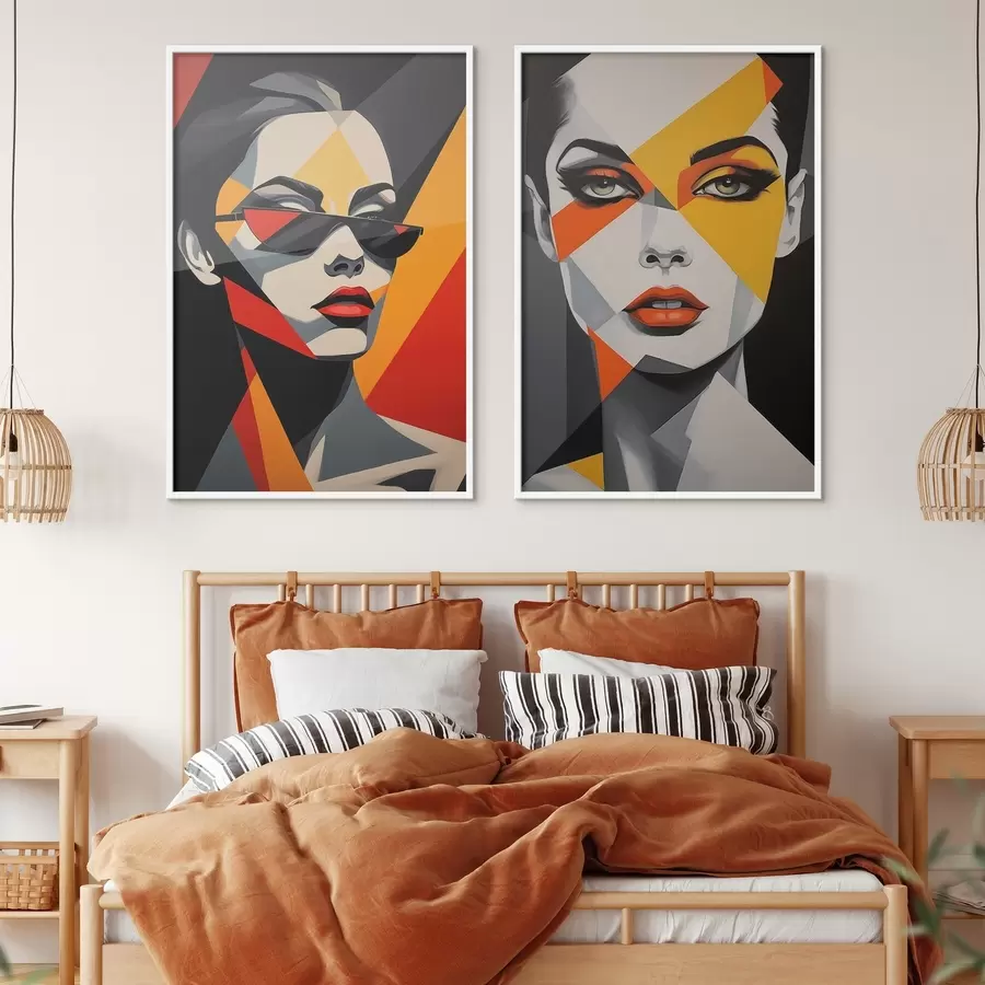 Fototapete Abstrakte Porträts d01077