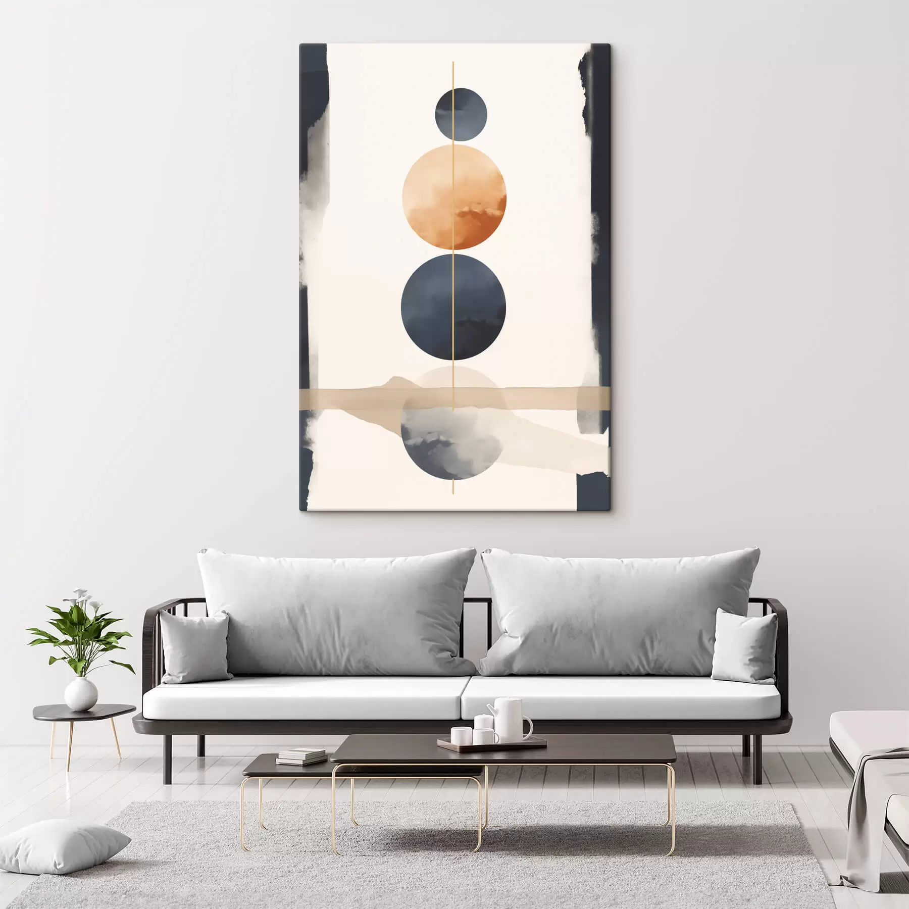 Fototapete Abstraktion mit Kugeln s47101