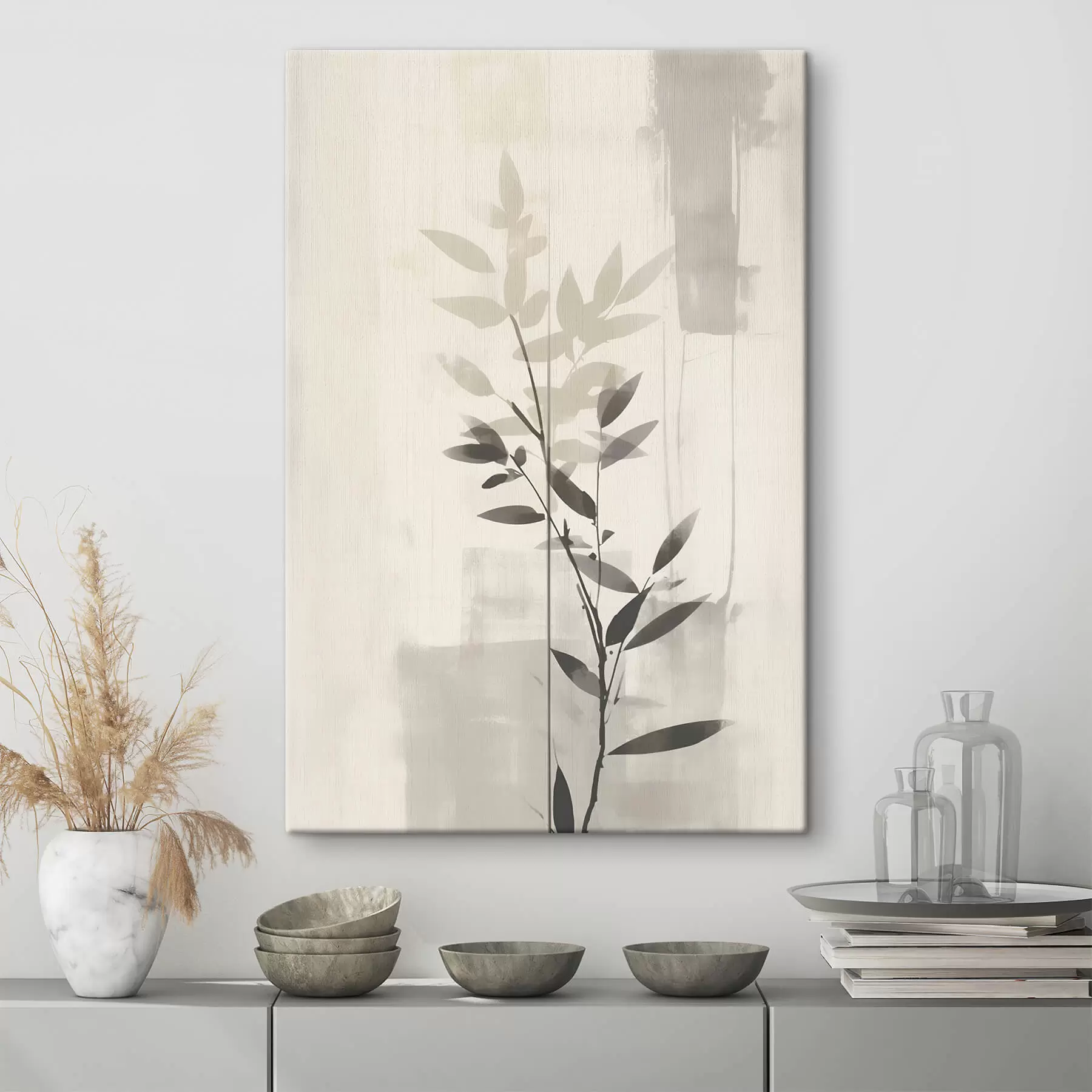 Fototapete Abstrakte Blattzweige s47102