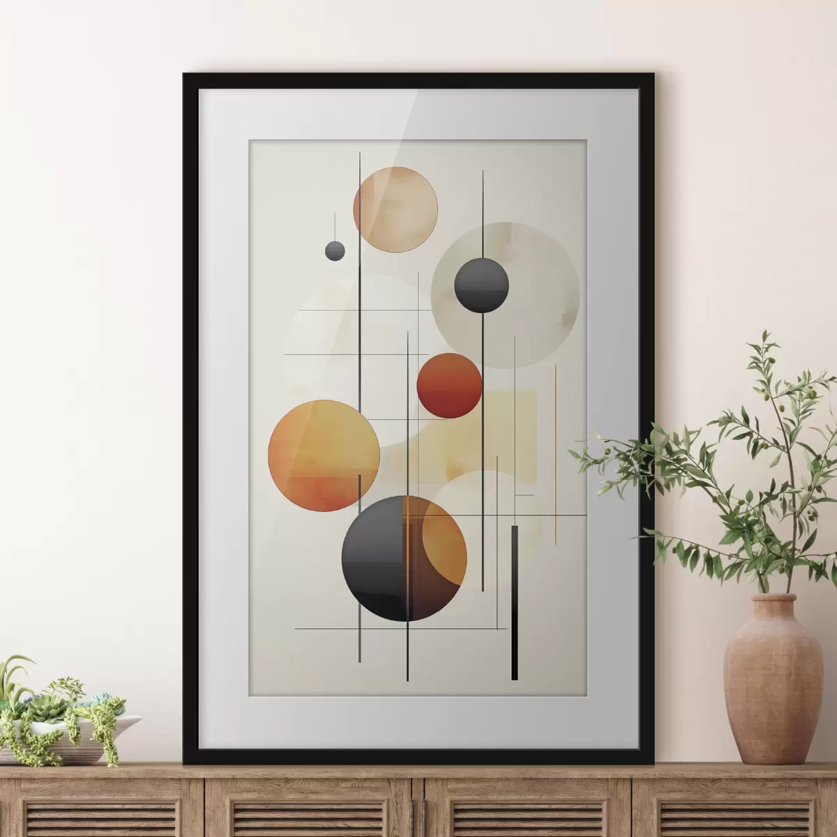 Poster Kreise und Hingabe f46977