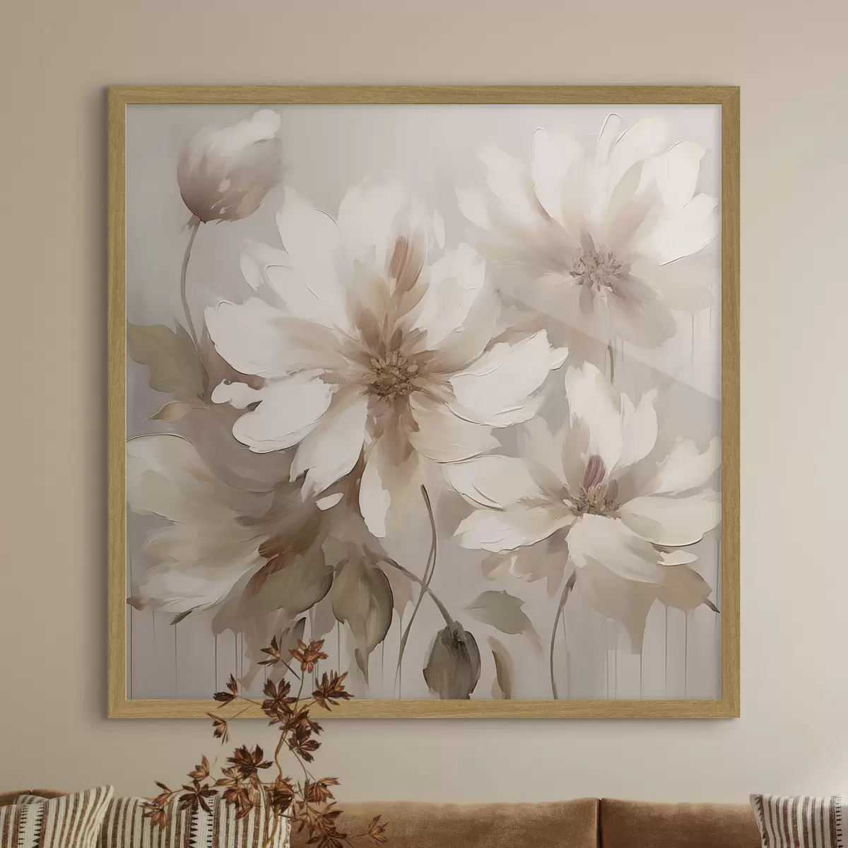 Poster Abstrakte Blumen f47043