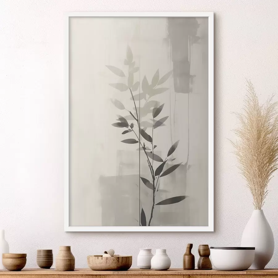 Fototapete Abstrakte Blattzweige f47102