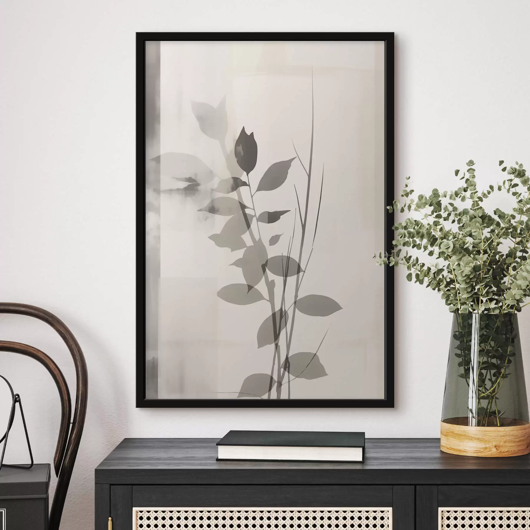 Fototapete Abstrakte Blattzweige f47103