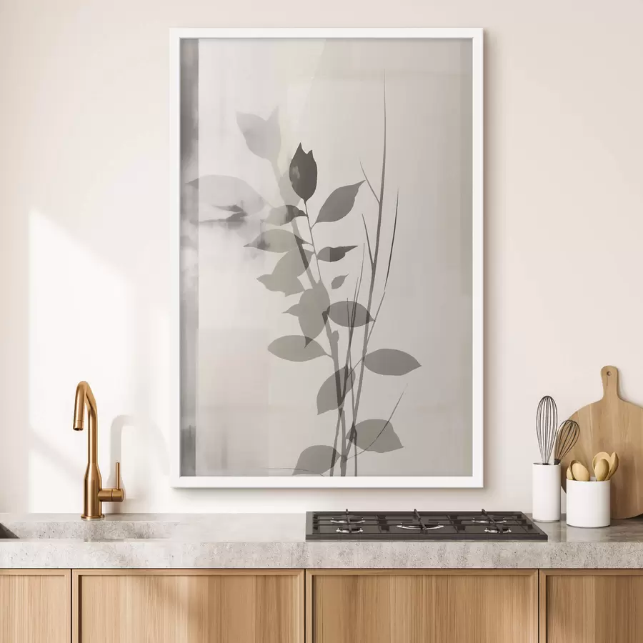 Fototapete Abstrakte Blattzweige f47103