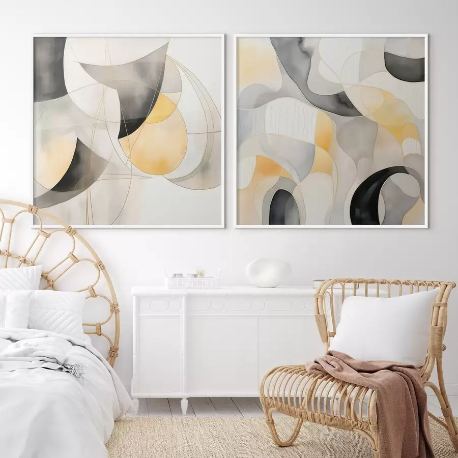 Fototapete Organische Abstraktion im modernen Stil d00902