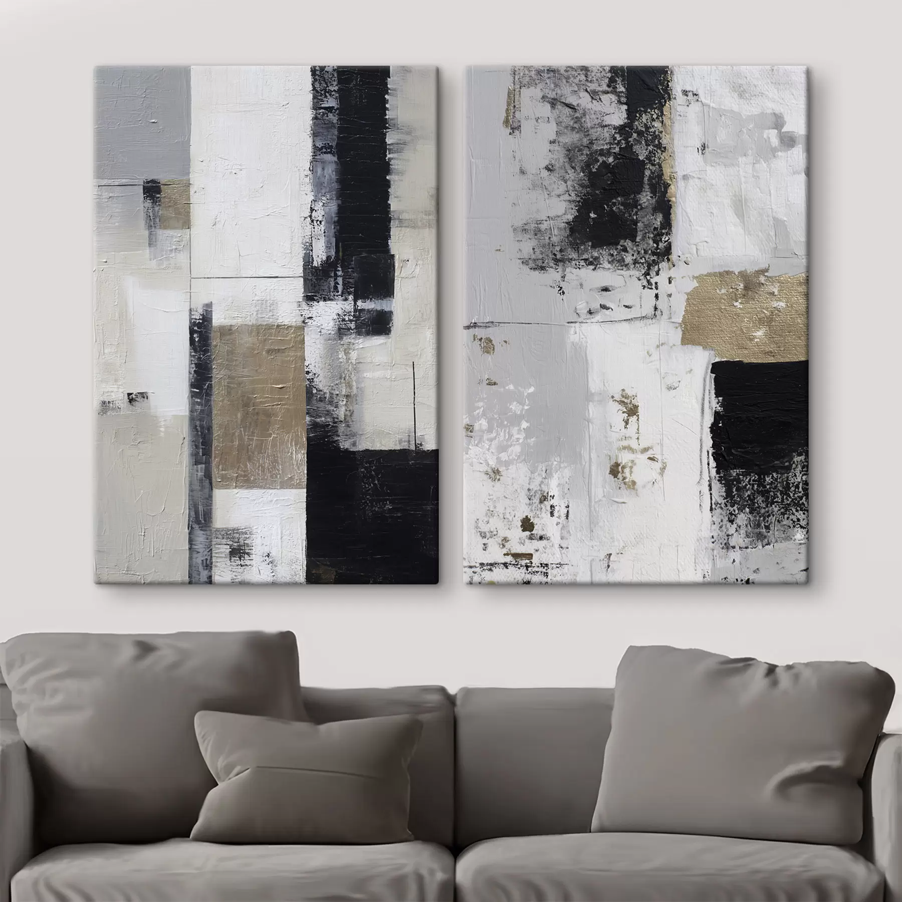 Fototapete zeitgenössische Abstraktion in kontrastierenden Farben m01176