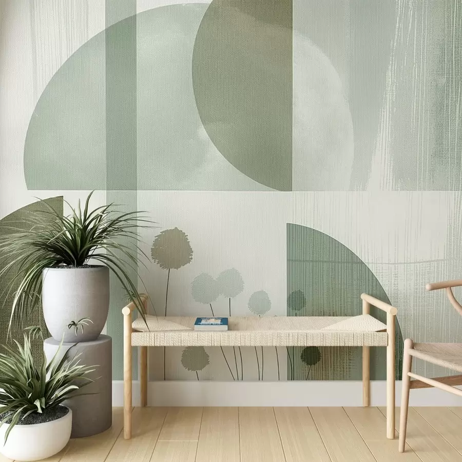 Fototapete Blumen und Textur w09627v2