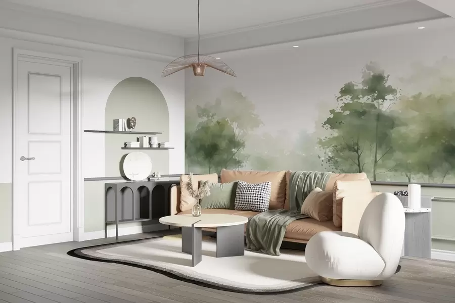 Fototapete Bäume, Landschaft w05081