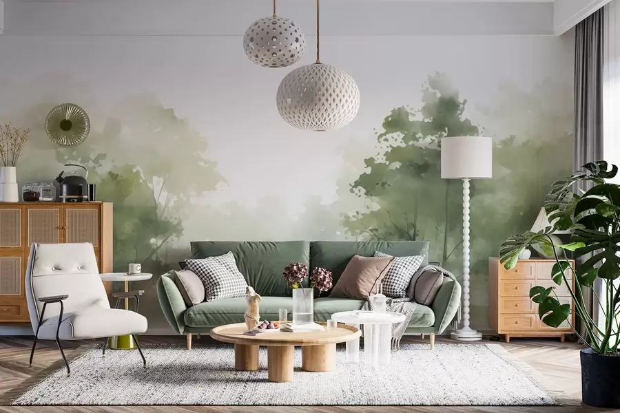 Fototapete Bäume, Landschaft w05081