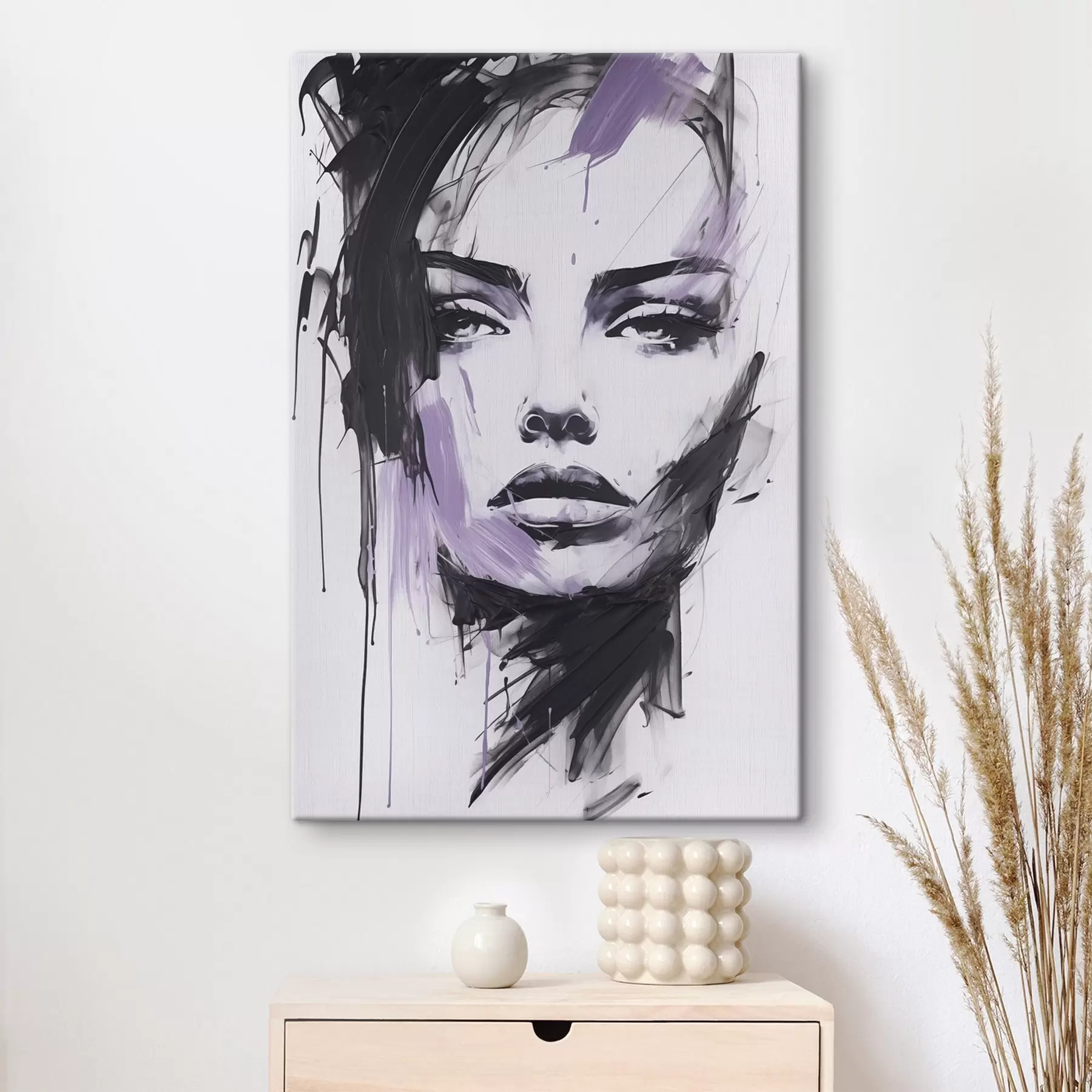 Fototapete Abstraktes Frauenporträt s47498