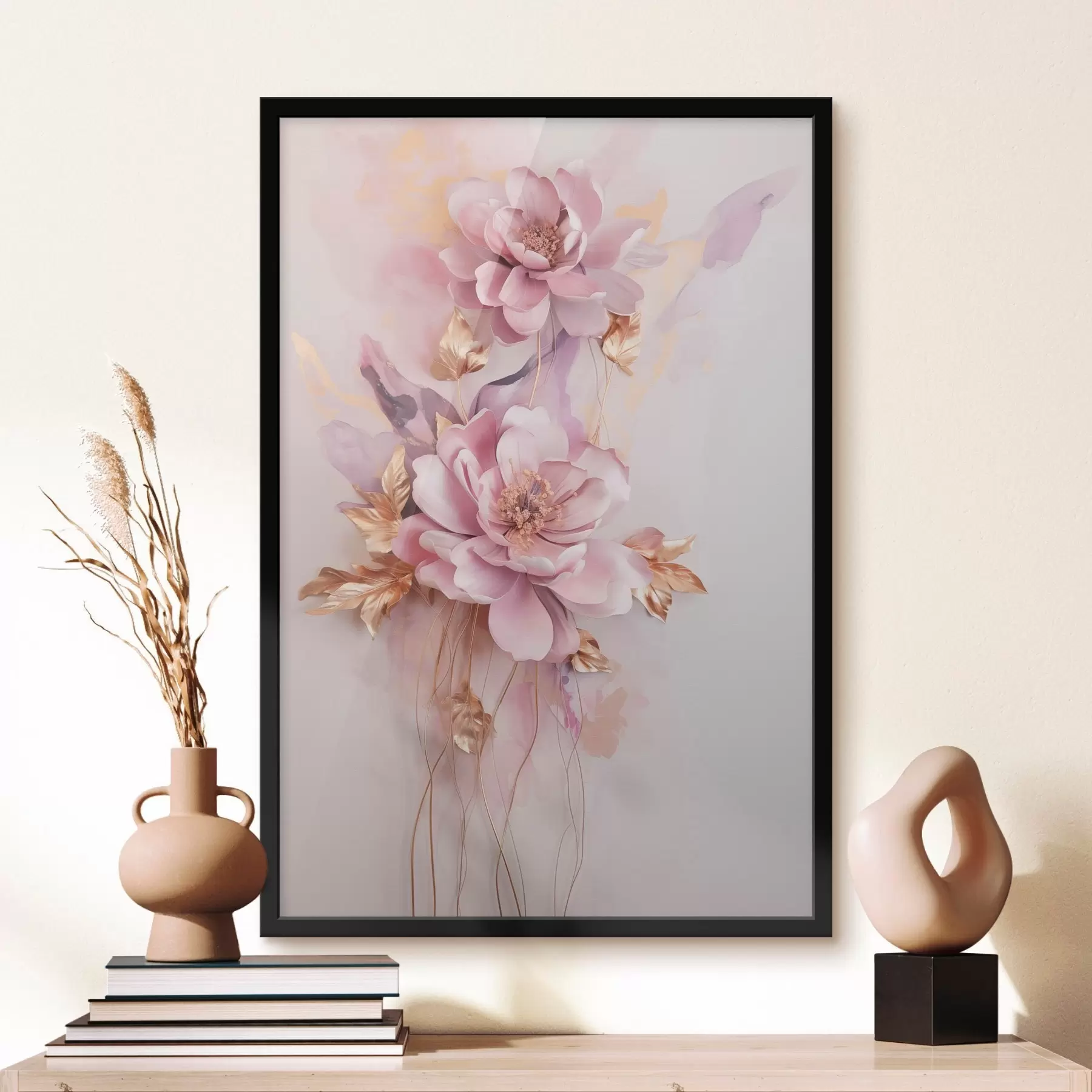 Fototapete Wunderschöne abstrakte Blumen f47104