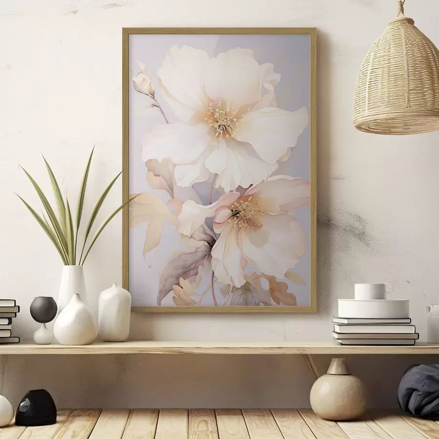 Fototapete Große abstrakte Blume f47113