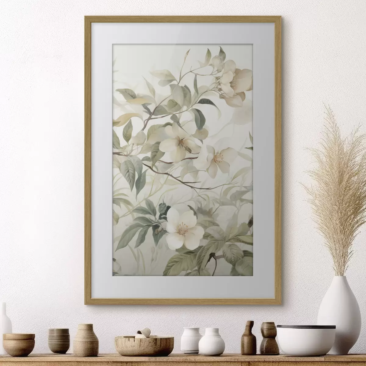 Poster Jasminzweige f46895