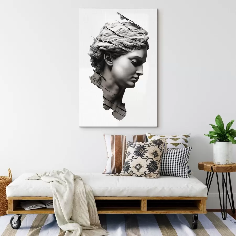 Fototapete Antikes Profil einer Frau s47475