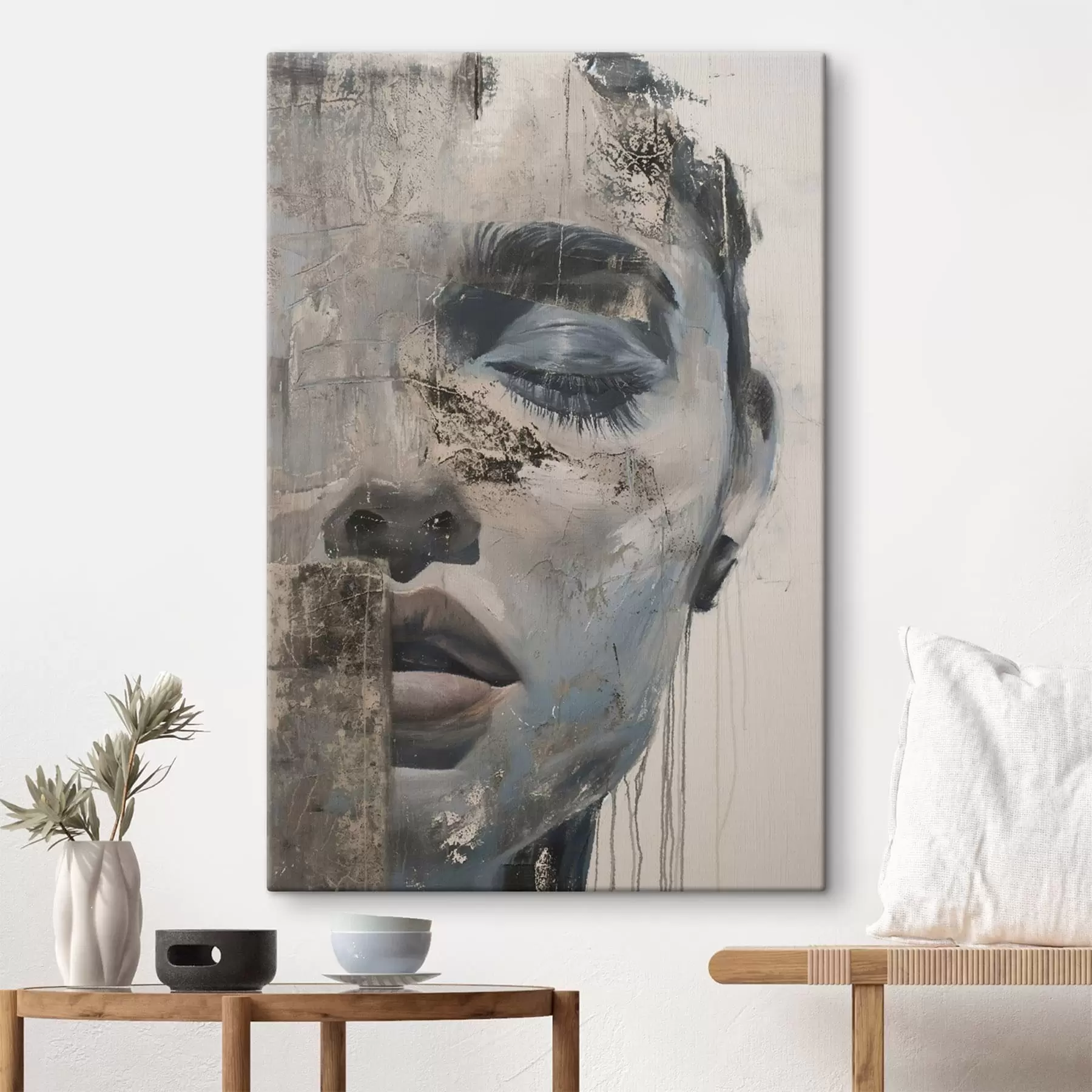 Fototapete Minimalistisches Porträt s47481