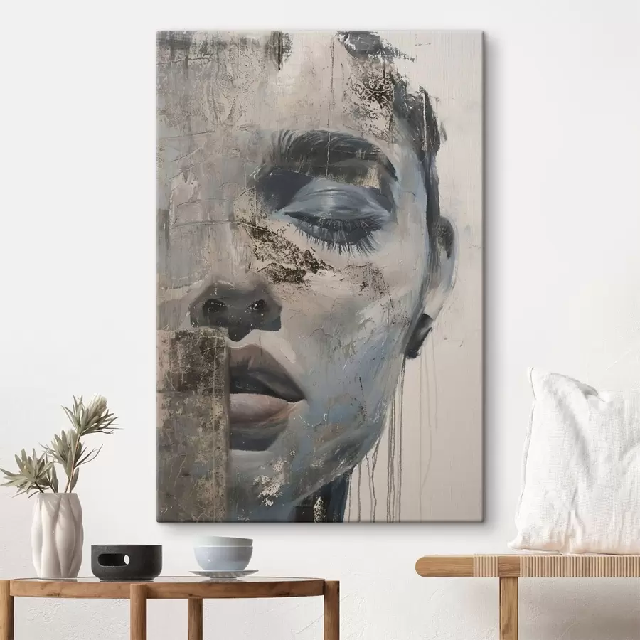 Fototapete Minimalistisches Porträt s47481