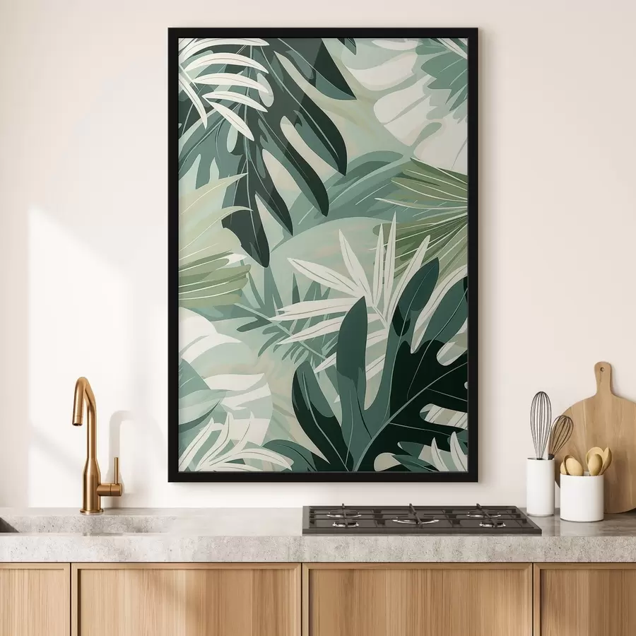 Fototapete Palmenblätter f47455