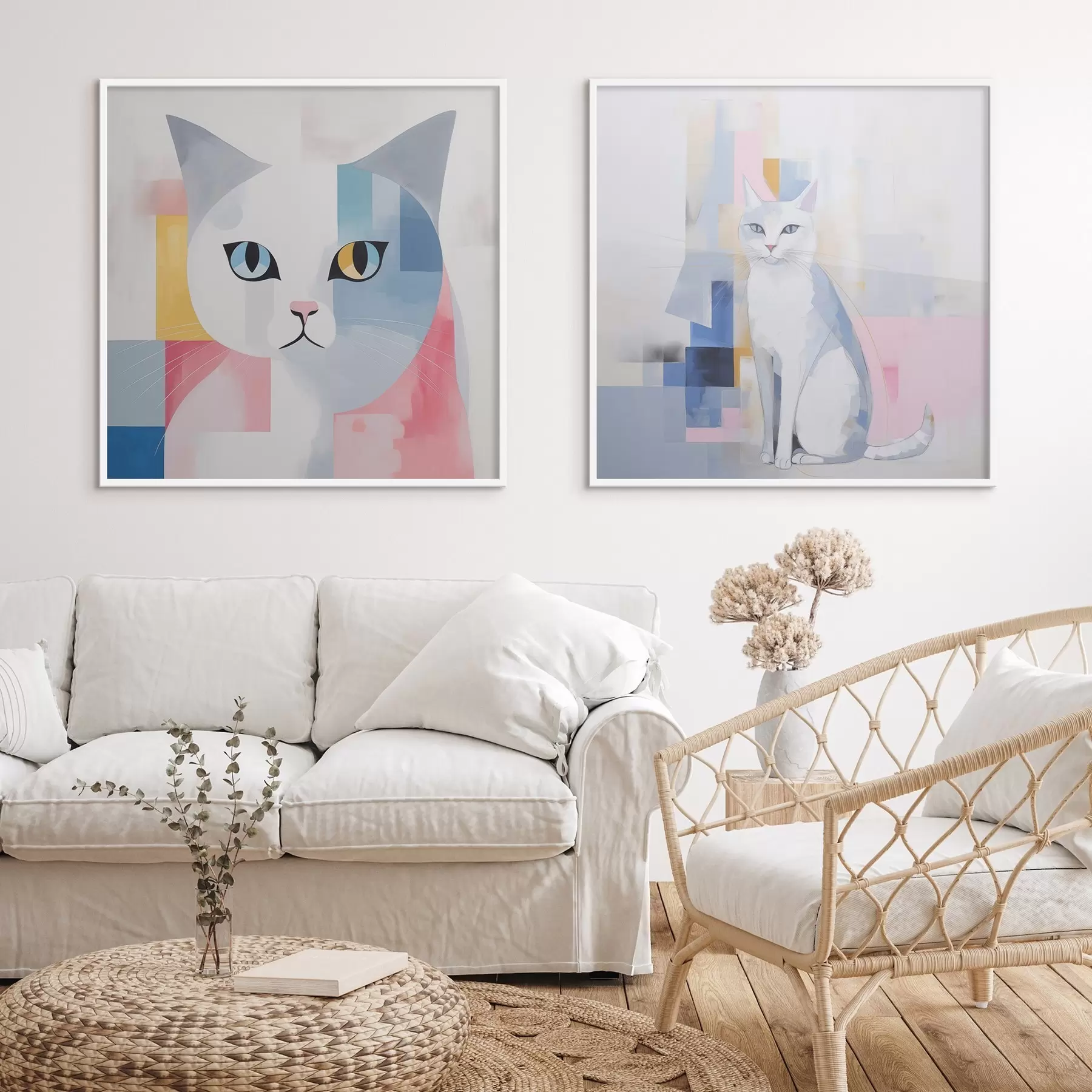 Fototapete Katze und Harmonie d00592